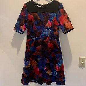 Maggy London Flare Midi Dress Size 8